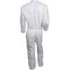 Kleenguard A40 Coveralls - Zipper Front, XL, 25 PK, White KCC44304